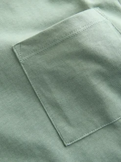 Pyjama's*Next Saliegroen/leisteengrijs - Korte jersey pyjama's verpakking van 2