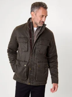 Jassen En Jacks|Saltwell Utility Brown Jacket