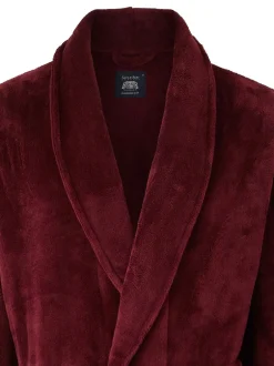 Kamerjassen En Badjassen|Savile Row Company Lightweight Soft Fleece Dressing Gown