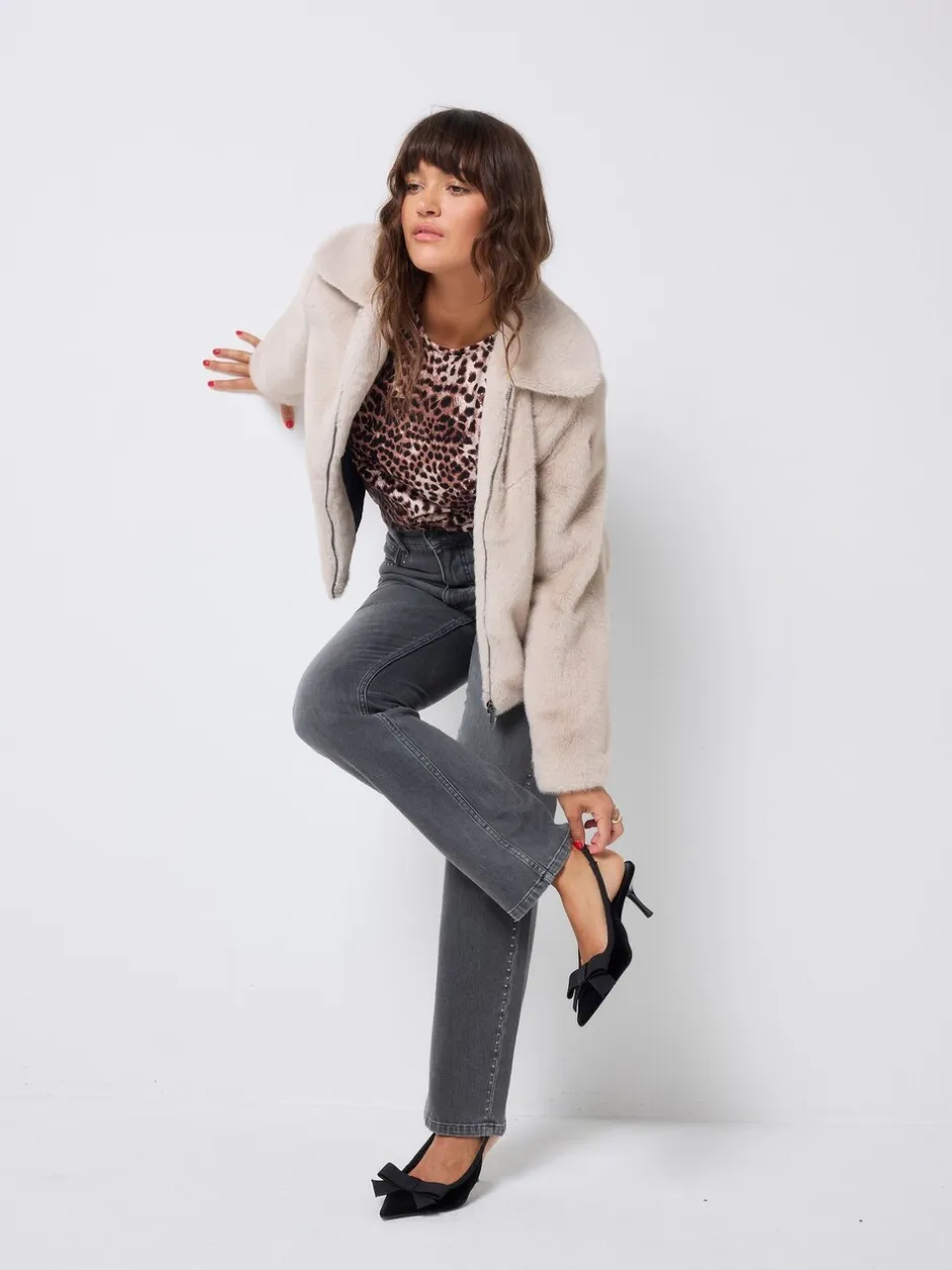 Jassen En Jacks*SCAMP & DUDE Faux Fur Jacket