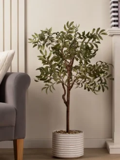Kunstbloemen*Scottish Everlastings Ltd Artificial Olive Tree in Ceramic Pot
