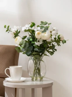 Kunstbloemen*Scottish Everlastings Ltd Artificial Ranunculus Arrangement in Vase