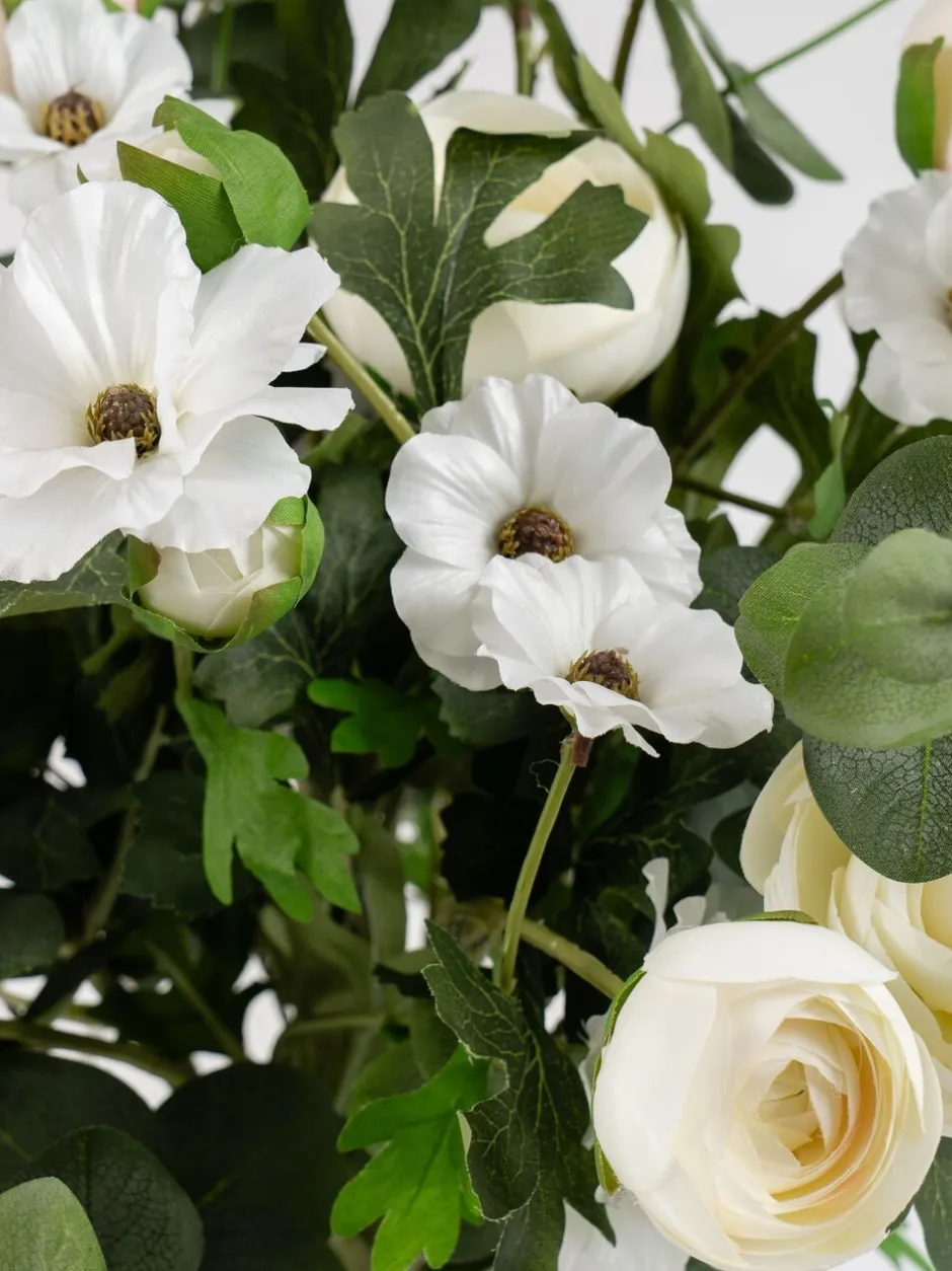 Kunstbloemen*Scottish Everlastings Ltd Artificial Ranunculus Arrangement in Vase