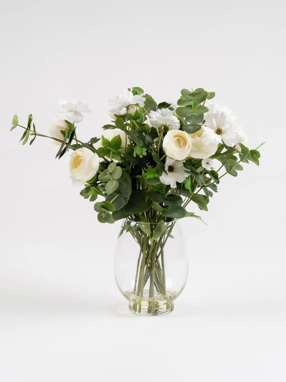 Kunstbloemen*Scottish Everlastings Ltd Artificial Ranunculus Arrangement in Vase