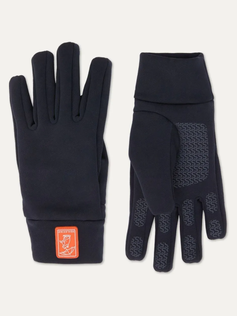 Mutsjes En Antikrabwantjes|Mutsen, Handschoenen En Sjaals|Sealskinz Kids Blue Bedon Water Repellent Nano Fleece Gloves