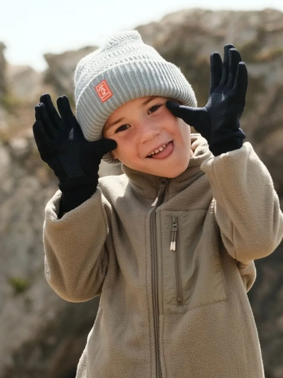 Mutsjes En Antikrabwantjes|Mutsen, Handschoenen En Sjaals|Sealskinz Kids Blue Bedon Water Repellent Nano Fleece Gloves