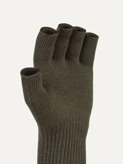 Mutsen, Sjaals En Handschoenen|Sealskinz Thornham Solo wanten van merinowol in groen