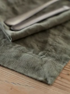 Tafellinnen En Placemats |Secret Linen Store Sid Strepen 100% linnen Placemats