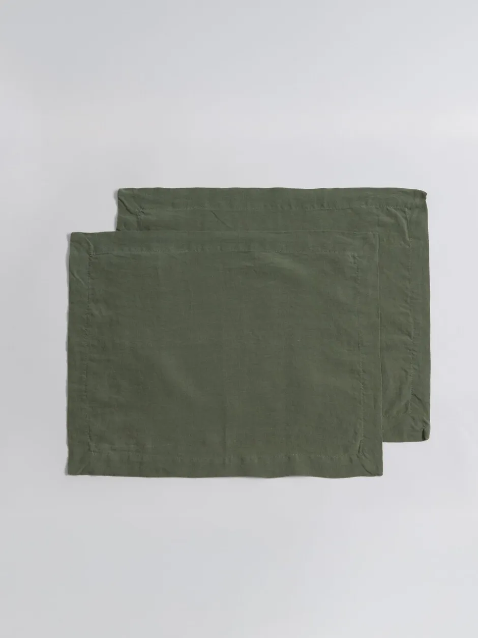 Tafellinnen En Placemats |Secret Linen Store Sid Strepen 100% linnen Placemats