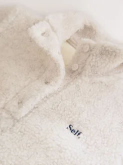 Hoody's En Sweatshirts|self. Buttons Neck Jumper