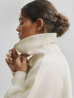 Hoody's En Sweatshirts|self. Half Zip Collar Sweatshirt