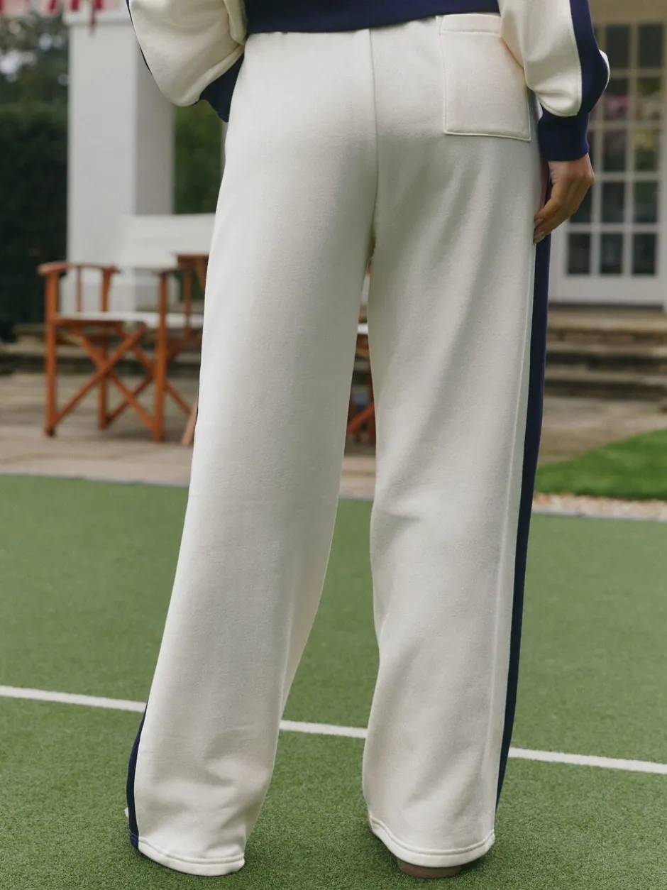 Leggings En Joggingbroeken*self. joggingbroek met wijde pijpen