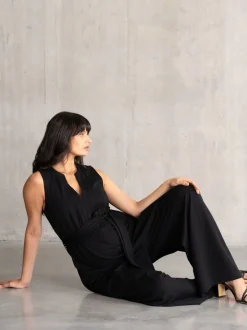 Jumpsuits En Playsuits|Moederschap|Seraphine Maternity Black Jumpsuit
