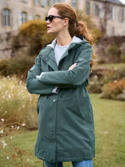 Jassen En Jacks|Moederschap|Seraphine Maternity Green Lightweight Parka