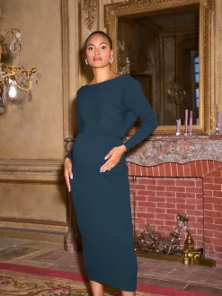 Jurken|Moederschap|Seraphine Maternity Knitted Dress