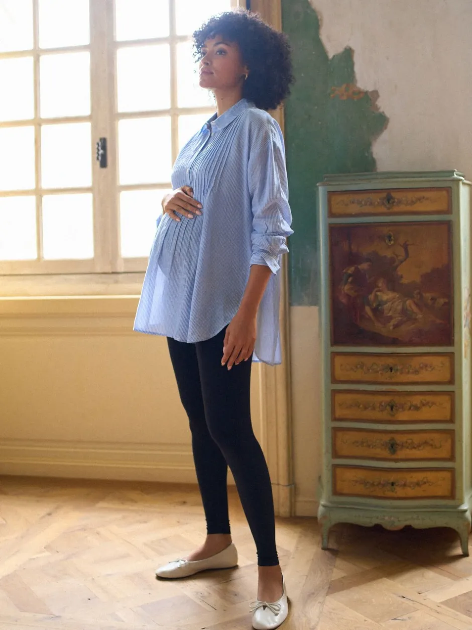 Blouses En Overhemden|Tops En T-Shirts|Seraphine Maternity Pintuck Shirt