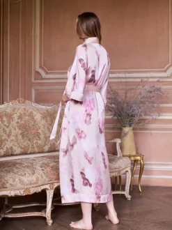 Badjassen|Seraphine Maternity Satin Kimono