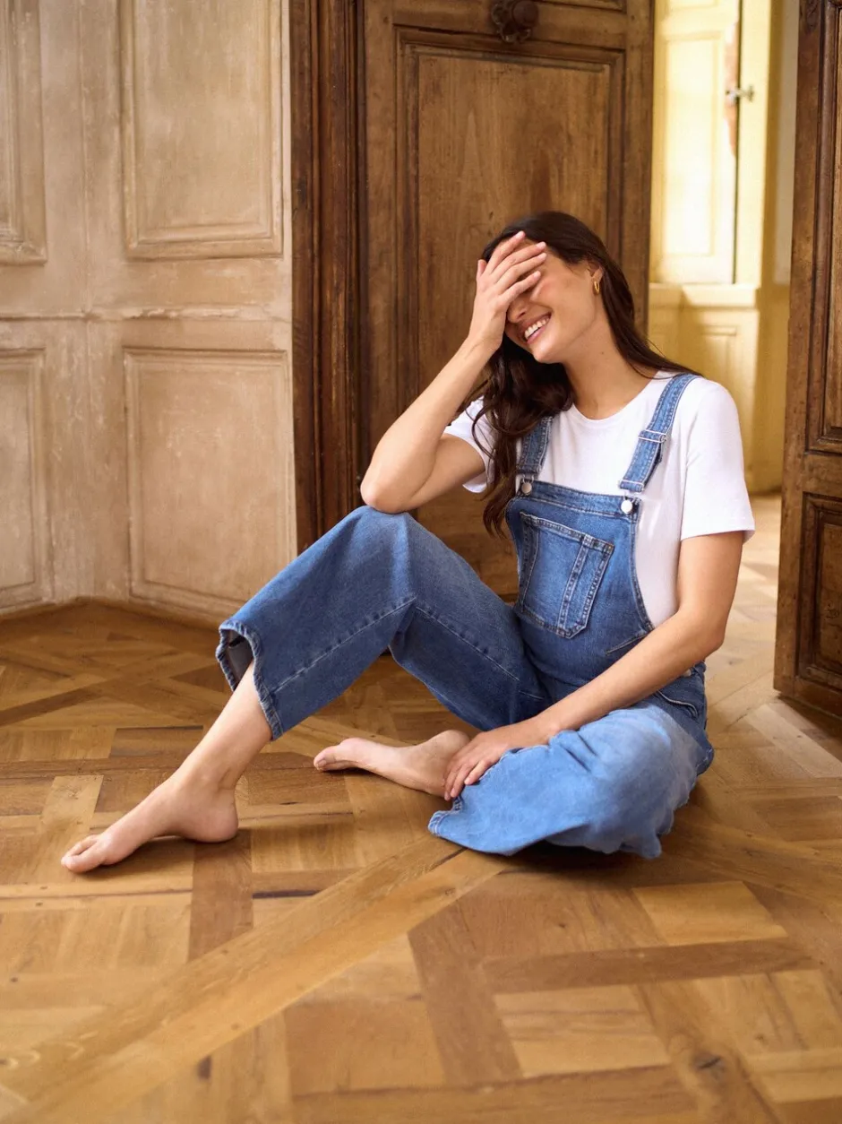 Jumpsuits En Playsuits|Moederschap|Seraphine Maternity Wide Leg Dungarees