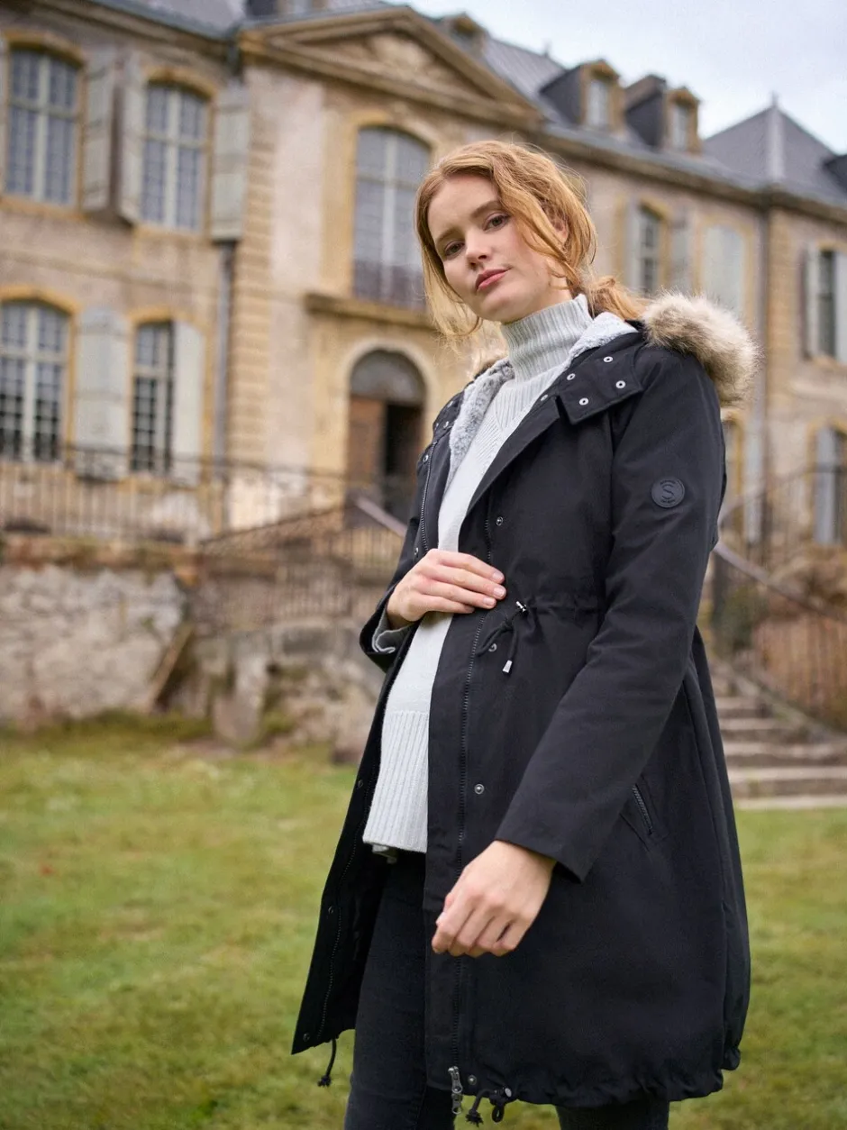 Jassen En Jacks|Moederschap*Seraphine Premium 3 in 1 zwangerschapsparka voor het dragen van baby's