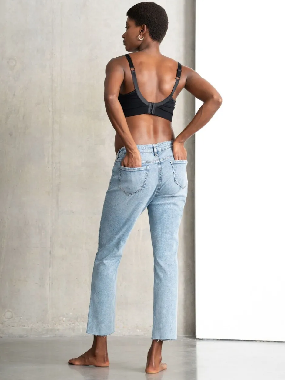 Jeans|Moederschap|Seraphine Premium Slim-Fit Zwangerschapsjeans van Biologisch Katoen Onder de Buik