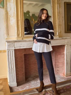 Moederschap*Seraphine Wool Cotton Blend Maternity & Nursing Jumper & Shirt