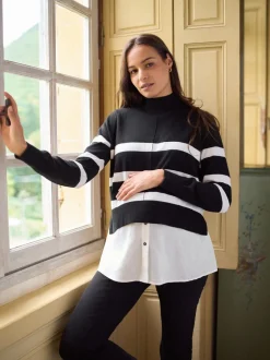 Moederschap*Seraphine Wool Cotton Blend Maternity & Nursing Jumper & Shirt