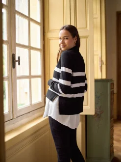 Moederschap*Seraphine Wool Cotton Blend Maternity & Nursing Jumper & Shirt