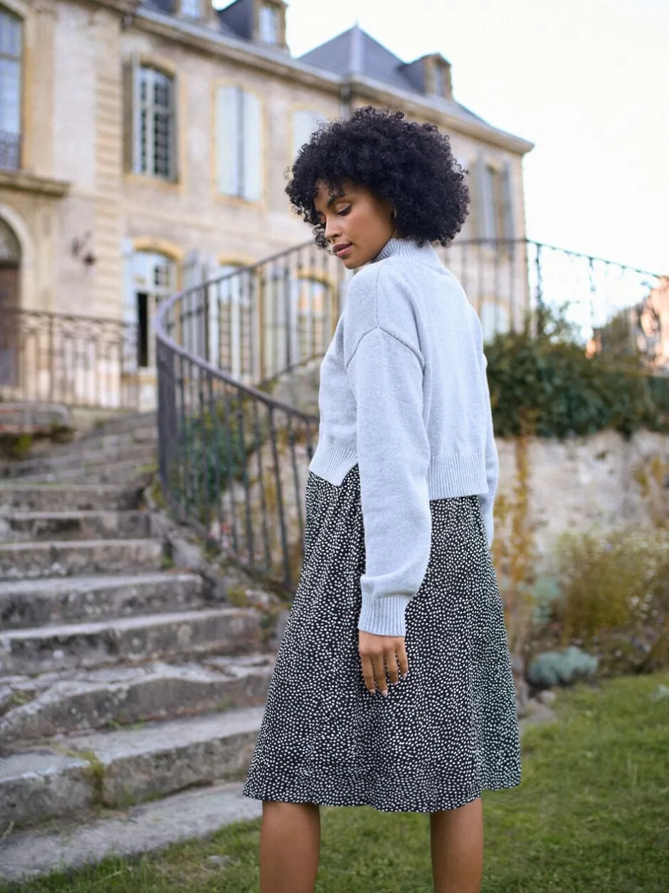 Gebreide Kleding|Jurken*Seraphine zwangerschap & gebreide topjurk voor borstvoeding
