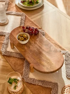 Tafelgerei|Next Serveerbord met houten poten