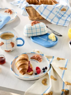 Tafelgerei|Eetservies En Pastaschalen|Next Set of 2 Claude Croissant Side Plates