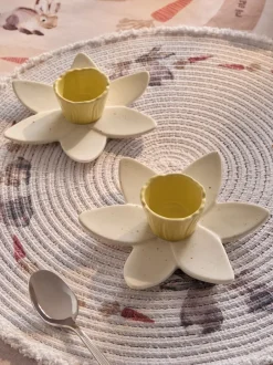 Tafelgerei|Next Set of 2 Daffodil Flower Egg Cups