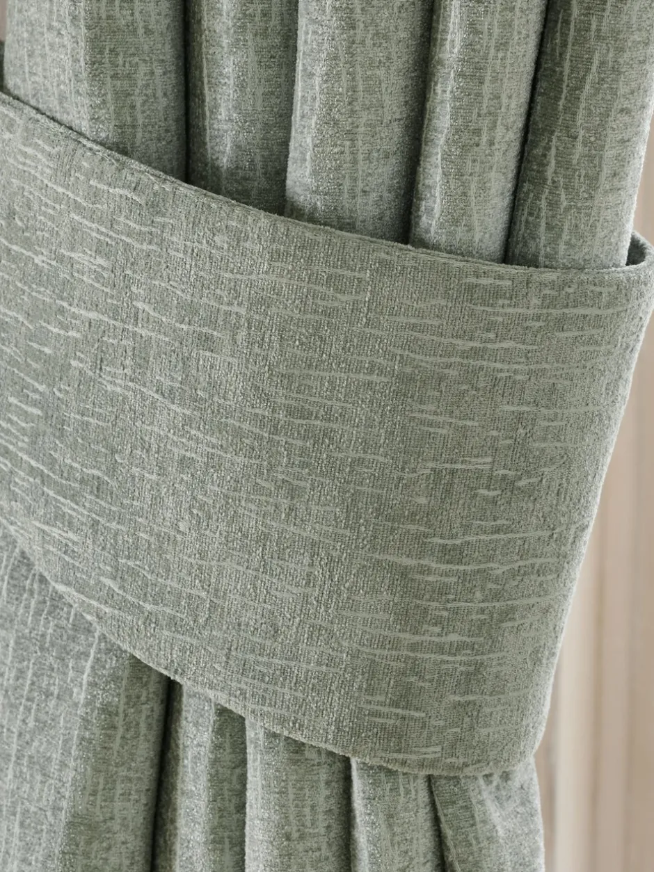 Gordijnroedes En -Accessoires*Next Set of 2 Heavyweight Chenille Curtain Tie Backs Saliegroen