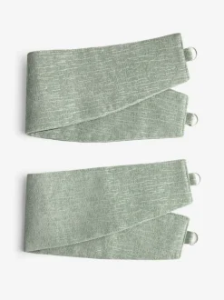Gordijnroedes En -Accessoires*Next Set of 2 Heavyweight Chenille Curtain Tie Backs Saliegroen