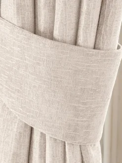 Gordijnroedes En -Accessoires*Next Set of 2 Heavyweight Chenille Curtain Tie Backs Natuurlijk licht