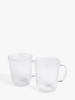 Mokken En Koppen*Next Set of 2 Hollis Glass Mugs