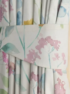 Gordijnroedes En -Accessoires|Next Set of 2 Isla Floral Print Curtain Tie Backs Meerkleurig pastelroze