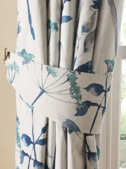 Gordijnroedes En -Accessoires*Next Set of 2 Isla Floral Print Curtain Tie Backs Blauw