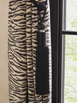 Gordijnroedes En -Accessoires*Next Set of 2 Large Tassel Curtain Tie Backs Zwart