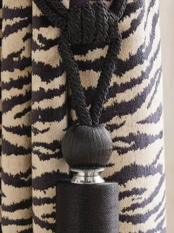 Gordijnroedes En -Accessoires*Next Set of 2 Large Tassel Curtain Tie Backs Zwart