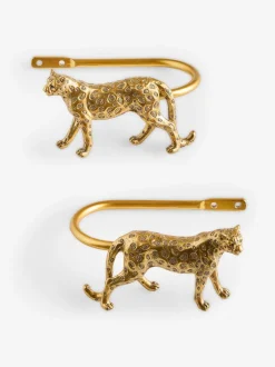 Gordijnroedes En -Accessoires*Next Set of 2 Leopard Print Curtain Holdbacks