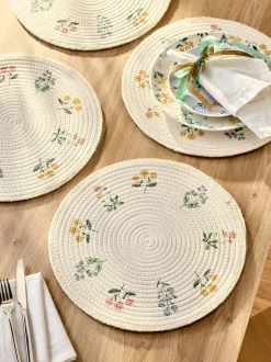 Tafellinnen En Placemats |Tafelgerei*Next Set of 4 Maisie Floral Placemats