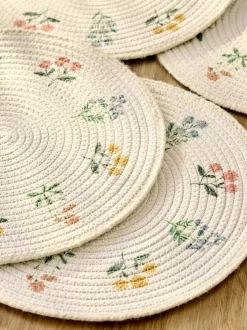 Tafellinnen En Placemats |Tafelgerei*Next Set of 4 Maisie Floral Placemats