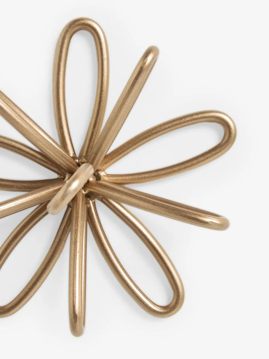 Canvassen En Kunst Voor Aan De Wand*Next Set of 3 Metal Flower Wall Plaques