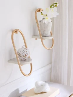 Opslag En Organisatie|Thuiskantoor|Next Set of 2 Mia Wall Shelves