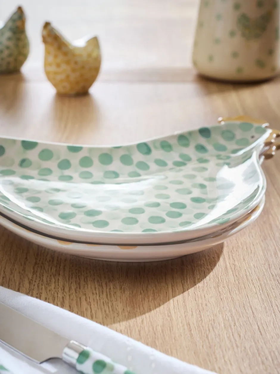 Eetservies En Pastaschalen|Next Set of 2 Pat and Peggy Chicken Side Plates