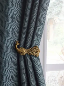 Gordijnroedes En -Accessoires|Next Set of 2 Peacock Curtain Holdbacks