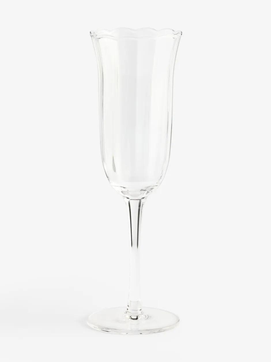 Glas|Next Set of 4 Sadie Champagne Flutes