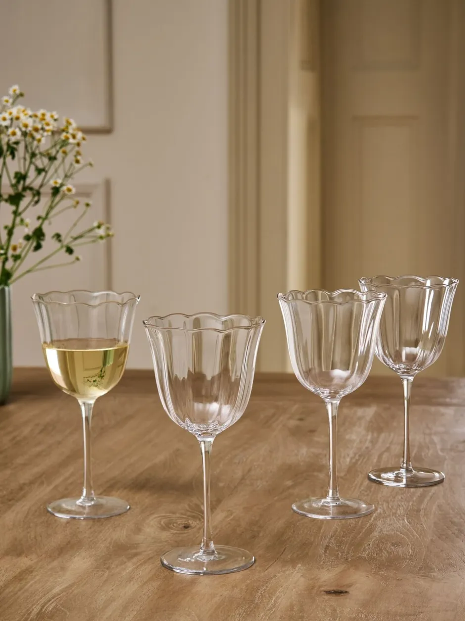 Glas|Next Set of 4 Sadie Wine Glasses