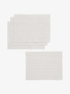 Tafellinnen En Placemats |Next Set van 5 afneembare placemats en lopers Zilver