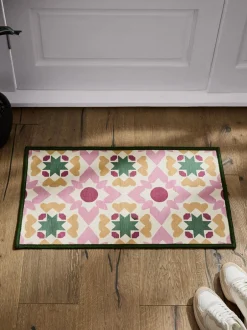 Deurmatten|Vloerkleden En Lopers*Next Set van 2 afwasbare deurmatten met geometrische Tile print
